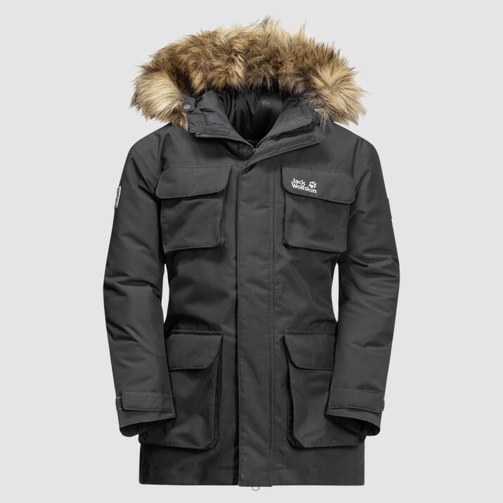 Jack Wolfskin Kids Snow Explorer Winter Parka Black 087324HMI